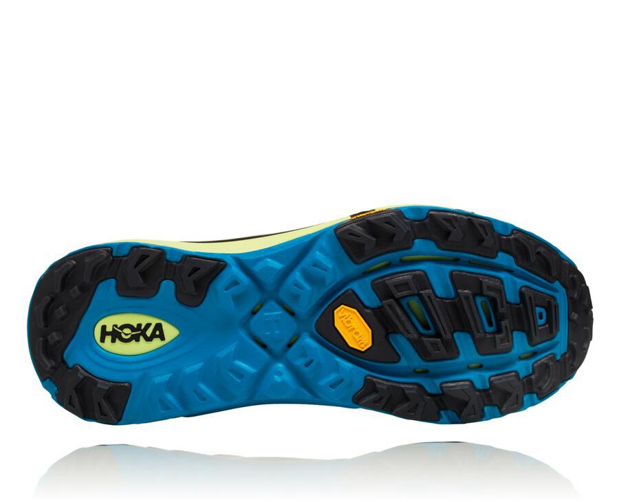 Hoka One One Trail Schoenen Heren - Mafate Speed 2 - Zwart/Blauw - XI5194382